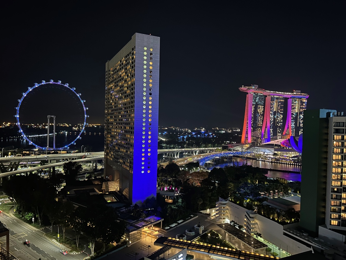First night in Singapore