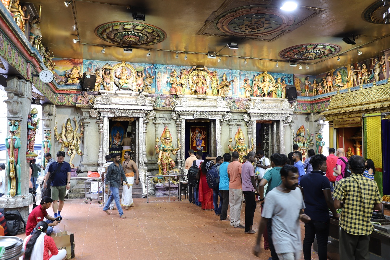 Inside indian temple