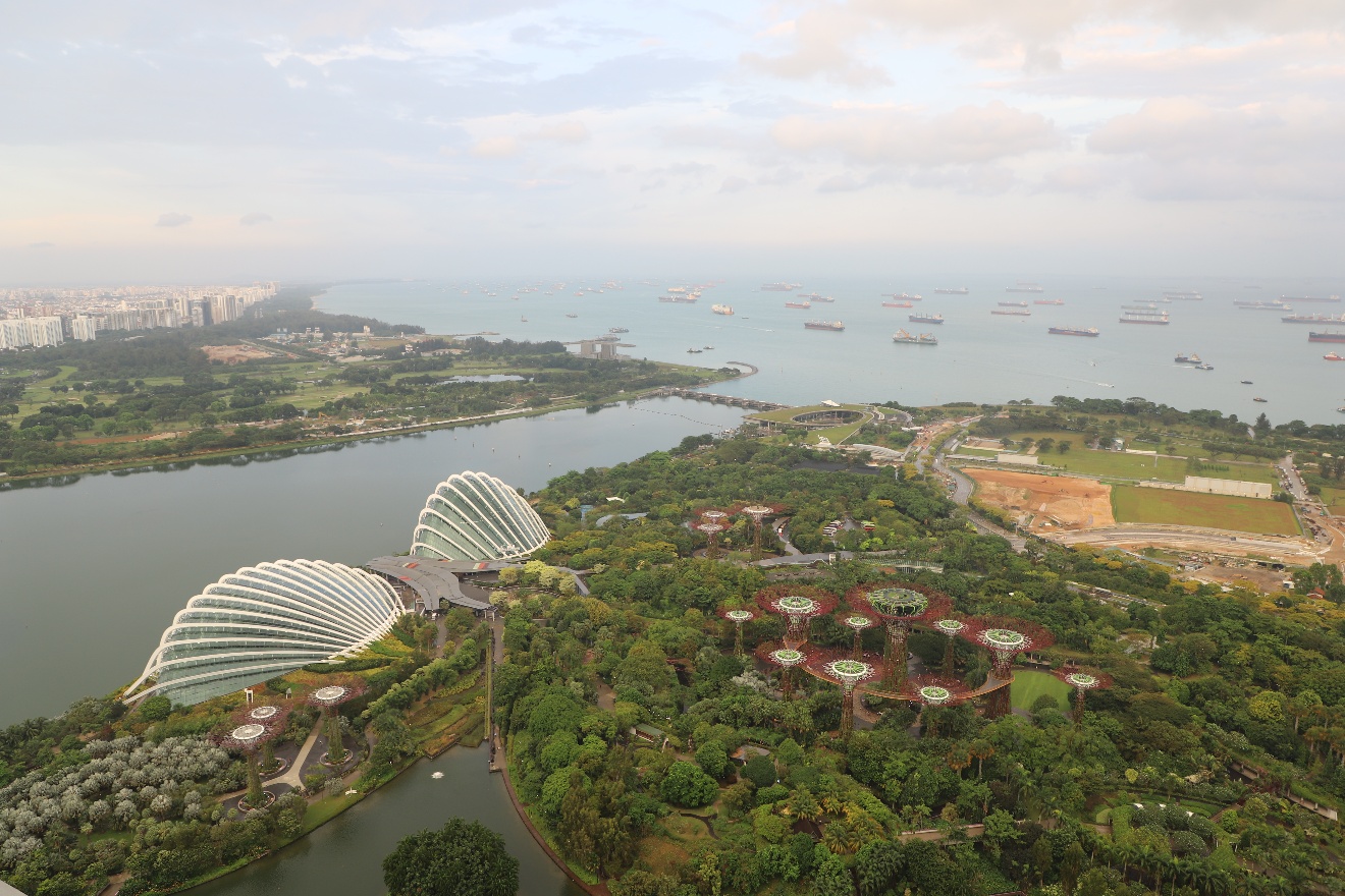 Gardens from 57th floor