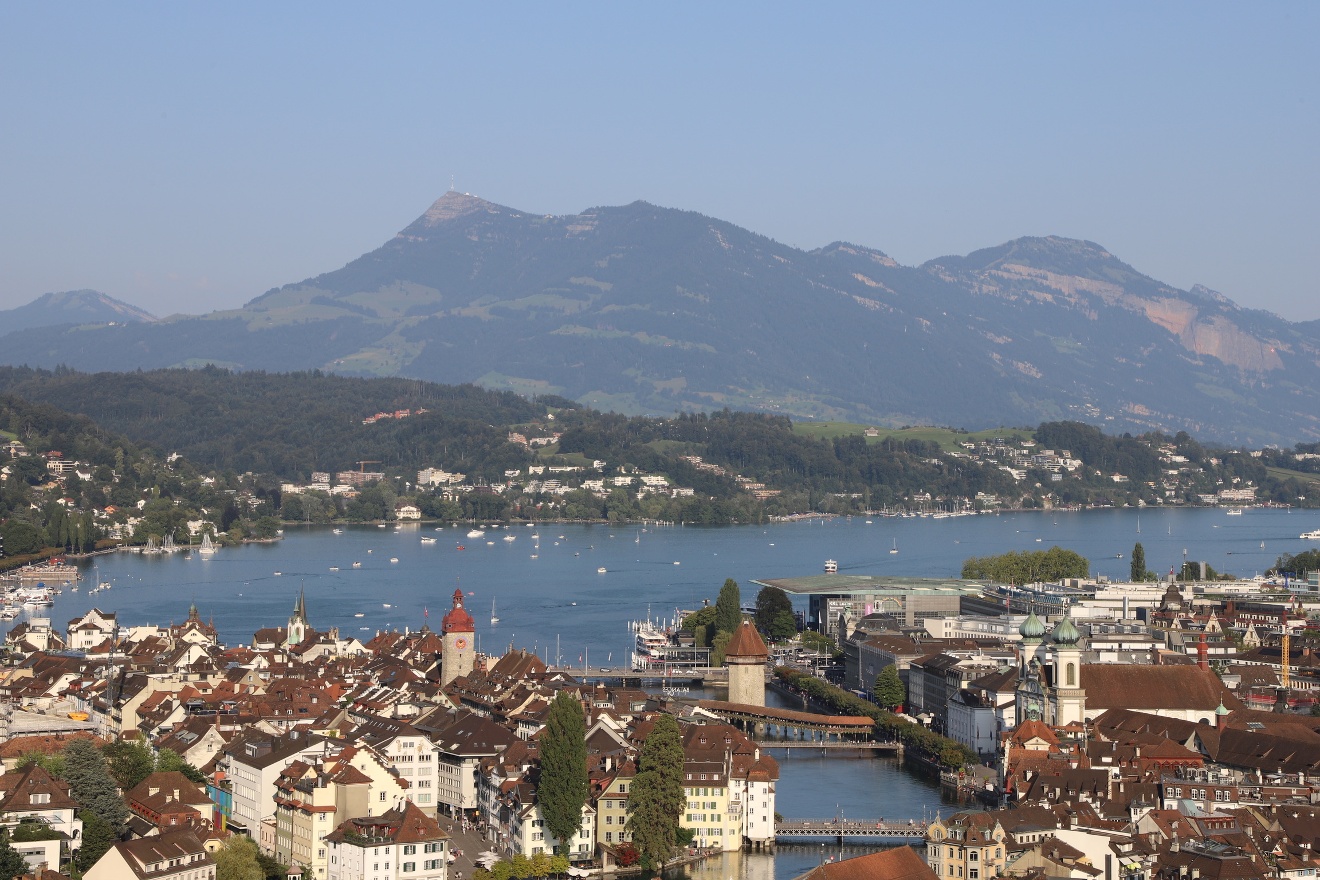 Lucerne view from Gutsch