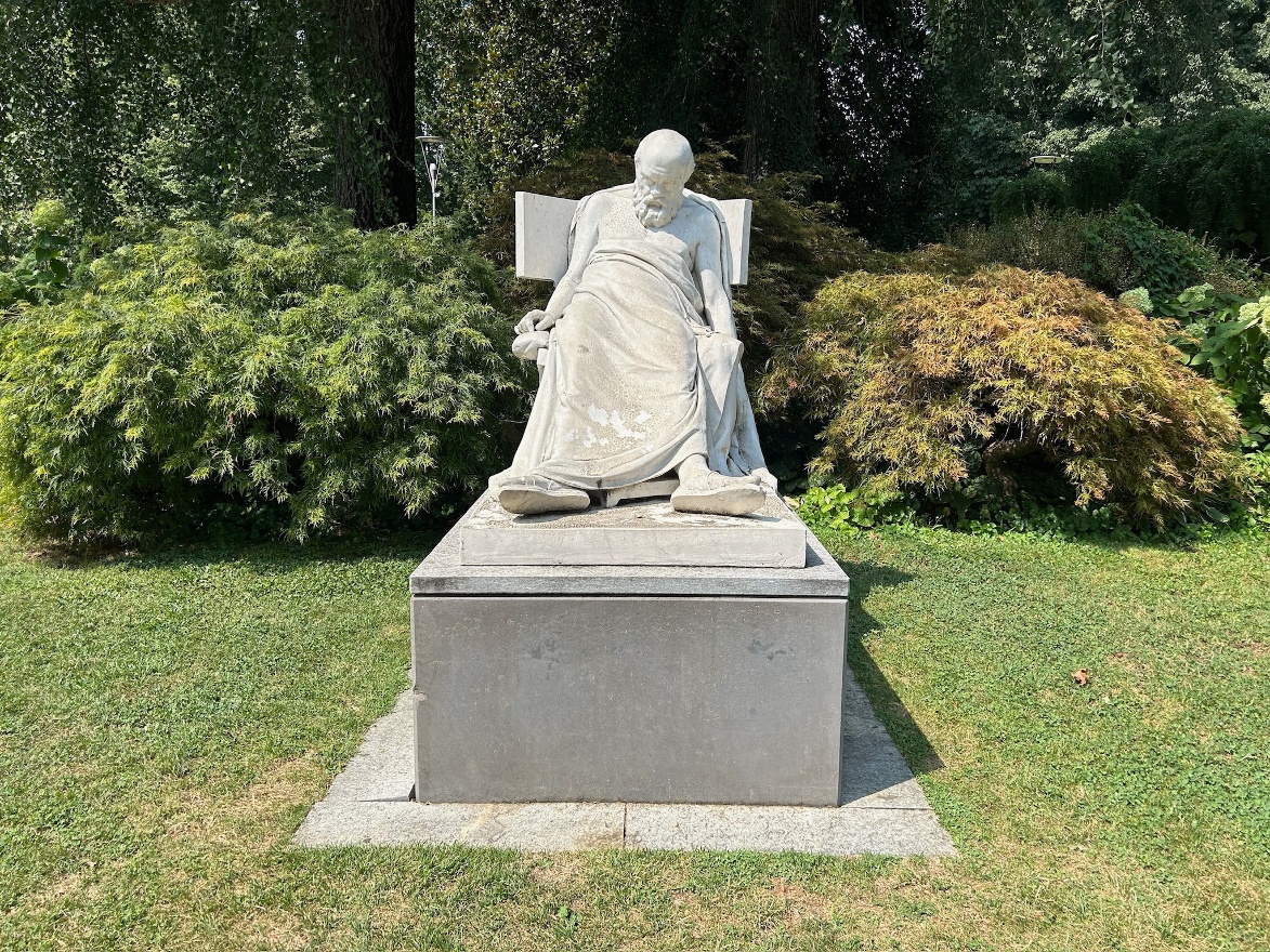 Statua del Socrate morente