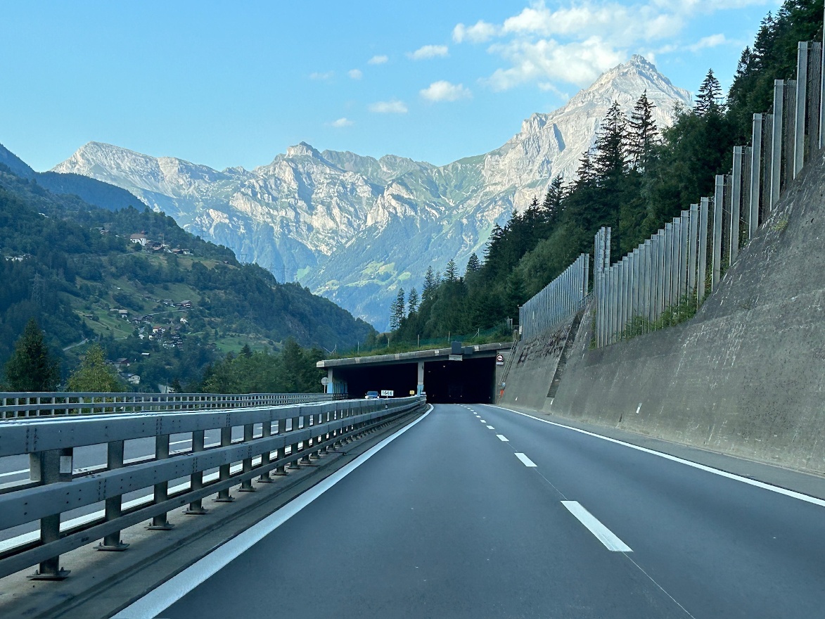 On the way to Lucerne