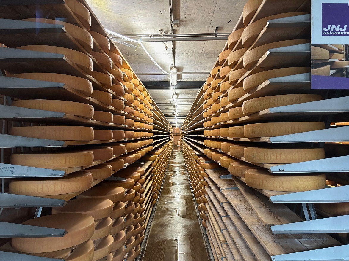Le Gruyere Cheese factory